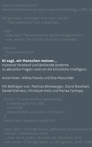 KI sagt, wir Menschen meinen...