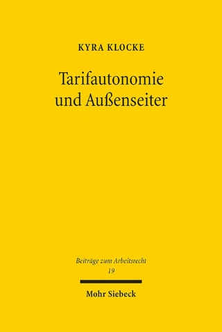 Tarifautonomie und Außenseiter