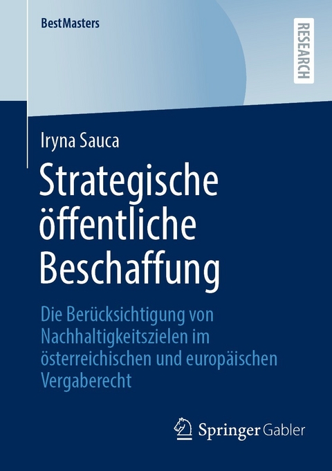 Strategische &ouml;ffentliche Beschaffung - Iryna Sauca