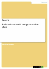 Radioactive material storage of nuclear plant