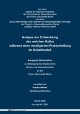 Analyse der Entwicklungdes weichen Kallusw&auml;hrend einer verz&ouml;gerten Frakturheilungim Schafmodell - Hauke Weber