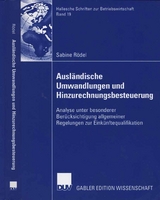 Ausl&auml;ndische Umwandlungen und Hinzurechnungsbesteuerung - Sabine R&ouml;del