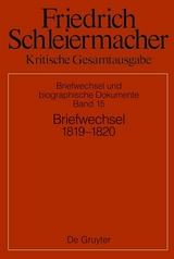 Briefwechsel 1819&ndash;1820 - 