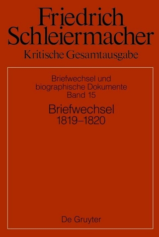 Briefwechsel 1819–1820