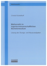 Mathematik im ingenieurwissenschaftlichen Bachelorstudium - Christof Schelthoff