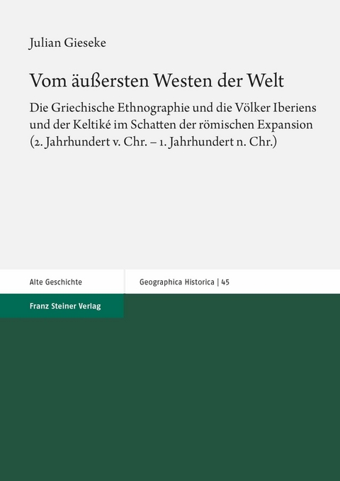 Vom &auml;u&szlig;ersten Westen der Welt -  Julian Gieseke