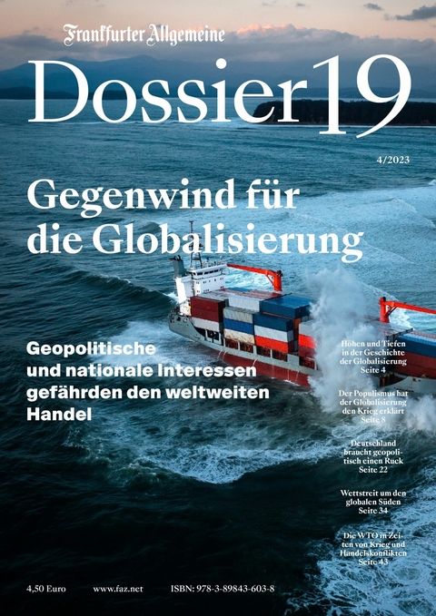 Gegenwind f&uuml;r die Globalisierung -  Frankfurter Allgemeine Archiv + Rights Management