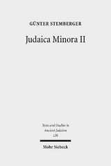 Judaica Minora - Günter Stemberger