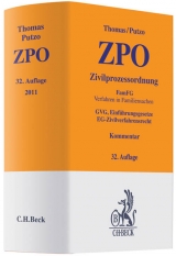 Zivilprozessordnung - Thomas, Heinz; Putzo, Hans; Reichold, Klaus; Hüßtege, Rainer; Seiler, Christian