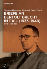 Briefe an Bertolt Brecht im Exil (1933&ndash;1949) - 