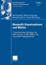 Nonprofit-Organisationen und M&auml;rkte - 