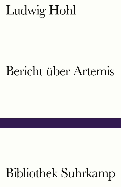 Bericht &uuml;ber Artemis - Ludwig Hohl