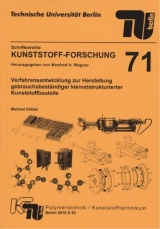 Verfahrensentwicklung zur Herstellung gebrauchsbest&auml;ndiger kleinststrukturierter Kunststoffbauteile - Michael K&uuml;bler