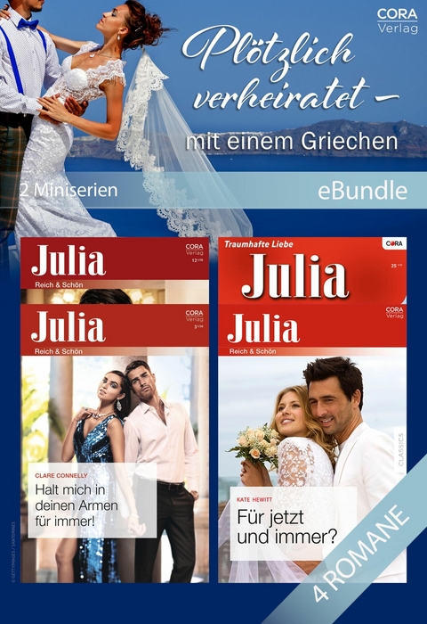 Pl&ouml;tzlich verheiratet - mit einem Griechen (2 Miniserien) - Clare Connelly, Kate Hewitt, Chantelle Shaw