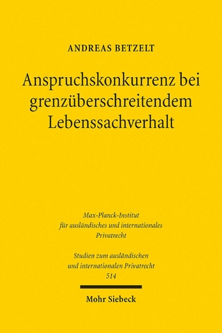 Anspruchskonkurrenz bei grenzüberschreitendem Lebenssachverhalt
