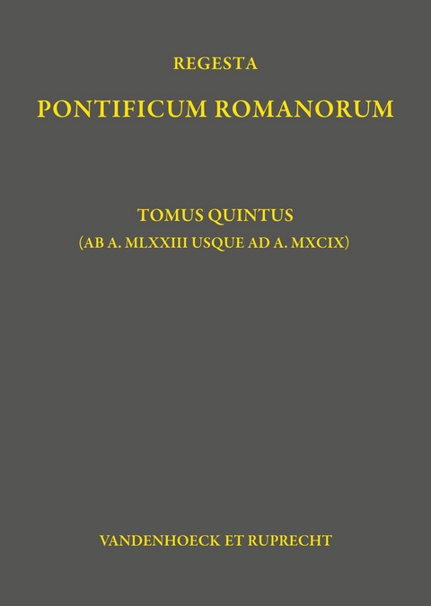 Regesta Pontificum Romanorum -  Philipp Jaff&eacute;
