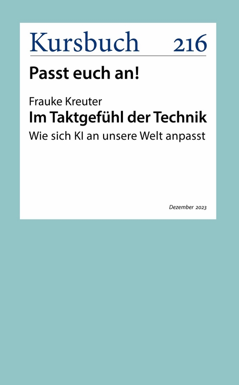 Im Taktgef&uuml;hl der Technik - Frauke Kreuter
