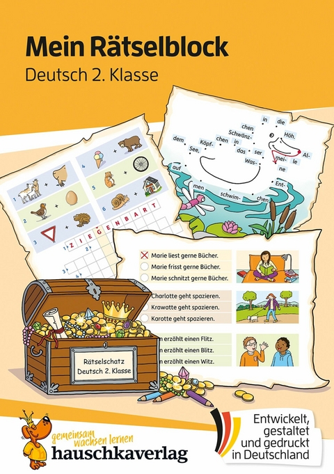Mein R&auml;tselblock Deutsch 2. Klasse -  Melanie Rhauderwiek