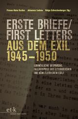 Erste Briefe / First Letters aus dem Exil 1945-1950 - 