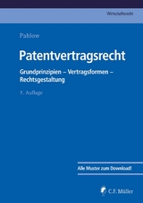 Patentvertragsrecht - Hubertus Baumhoff, Burkhard F&uuml;hrmeyer, Ronny Hauck, Sven Kluge, Constanze Krenz, Matthias Lamping, Martin L&ouml;hnig, Herwig Lux, Eike Matthes, Louis Pahlow