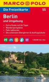 MARCO POLO Freizeitkarte Blatt 55 Berlin und Umgebung 1:100 000