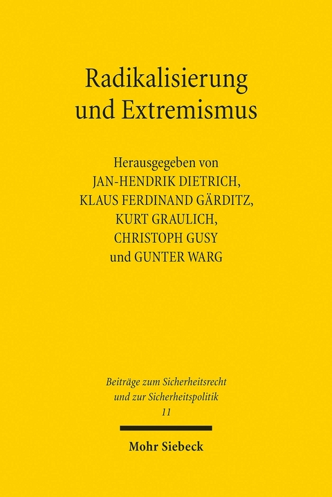 Radikalisierung und Extremismus - 