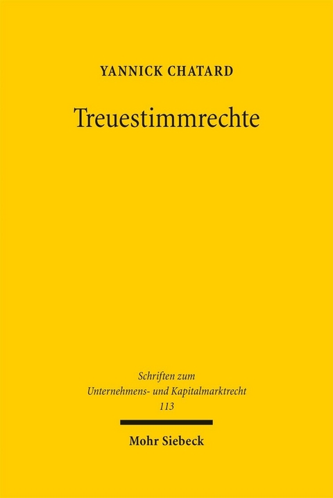 Treuestimmrechte -  Yannick Chatard