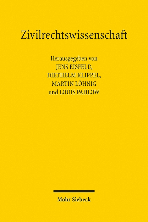 Zivilrechtswissenschaft - 