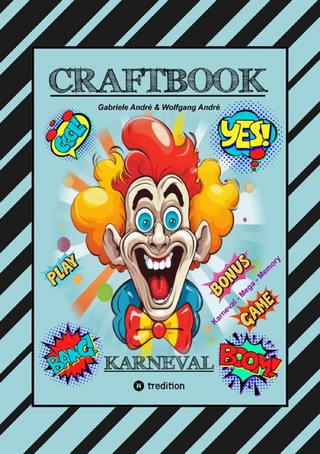 CRAFTBOOK - BASTELVORLAGE - SPIEL - KARNEVAL MEGA MEMORY - FASCHINGSMOTIVE - RÄTSEL - AUFGABEN - AUSMALVORLAGEN