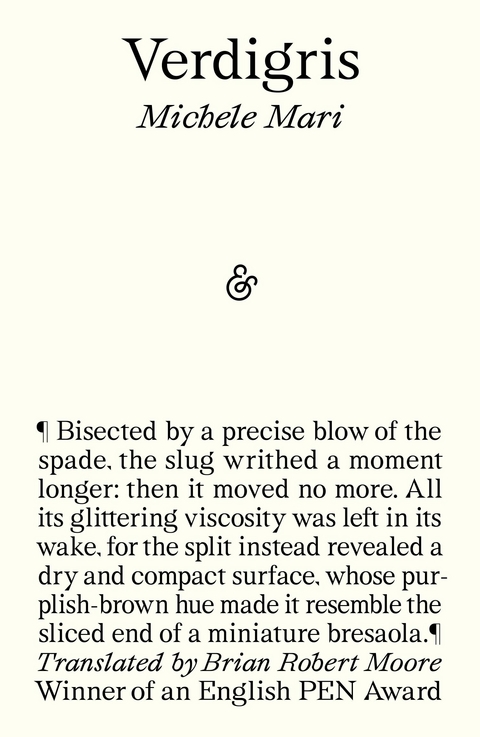 Verdigris -  Michele Mari