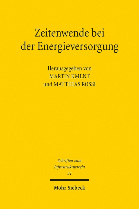Zeitenwende bei der Energieversorgung - 