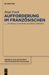 Aufforderung im Franz&ouml;sischen - Birgit Frank