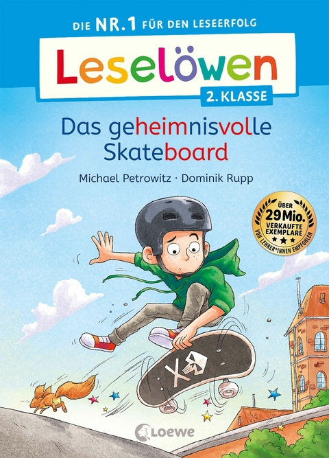 Lesel&ouml;wen 2. Klasse - Das geheimnisvolle Skateboard - Michael Petrowitz