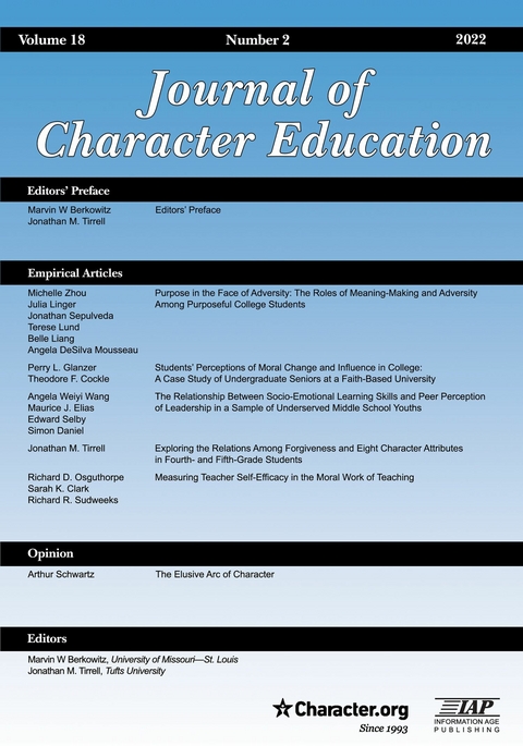 Journal of Character Education - 