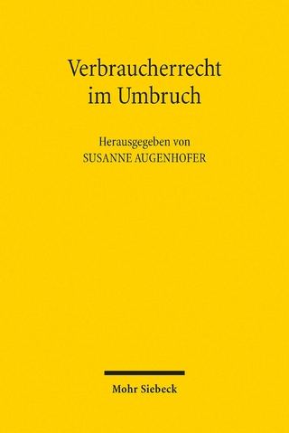 Verbraucherrecht im Umbruch