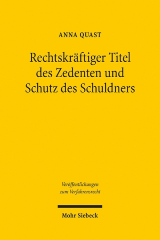 Rechtskräftiger Titel des Zedenten und Schutz des Schuldners