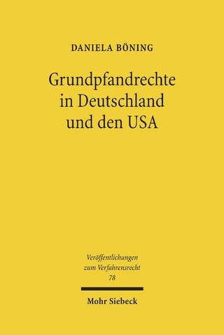 Grundpfandrechte in Deutschland und den USA