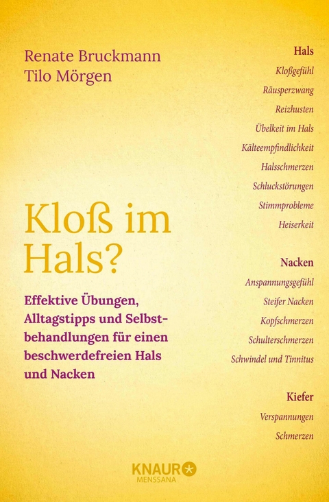 Klo&szlig; im Hals? - Renate Bruckmann, Tilo M&ouml;rgen