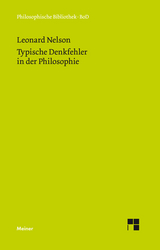 Typische Denkfehler in der Philosophie - Leonard Nelson