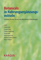 Botanicals in Nahrungserg&auml;nzungsmitteln - A. Hahn, S. Alban, T. Dingermann, M. Habs, M. Hagenmeyer, M. Schubert-Zsilavecz, M. Ullmann
