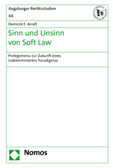 Sinn und Unsinn von Soft Law - Dominik E. Arndt