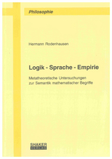 Logik - Sprache - Empirie - Hermann Rodenhausen