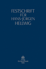 Festschrift f&uuml;r Hans-J&uuml;rgen Hellwig - 
