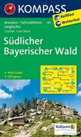 KOMPASS Wanderkarte S&uuml;dlicher Bayerischer Wald - 