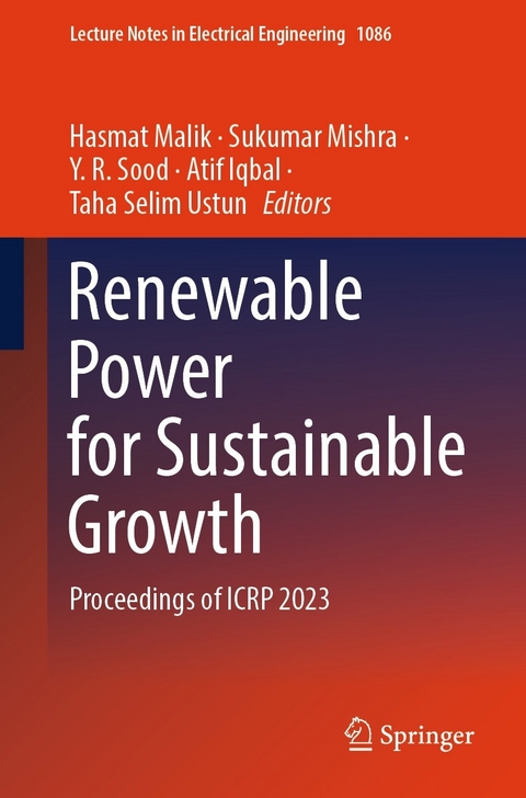 Renewable Power for Sustainable Growth - 