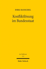 Konfliktl&ouml;sung im Bundesstaat - Dirk Hanschel