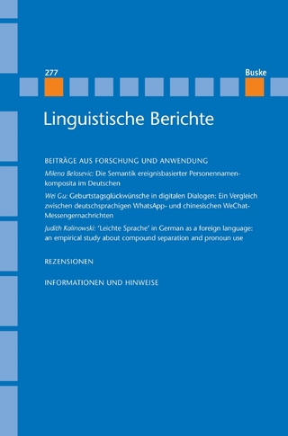 Linguistische Berichte Heft 277