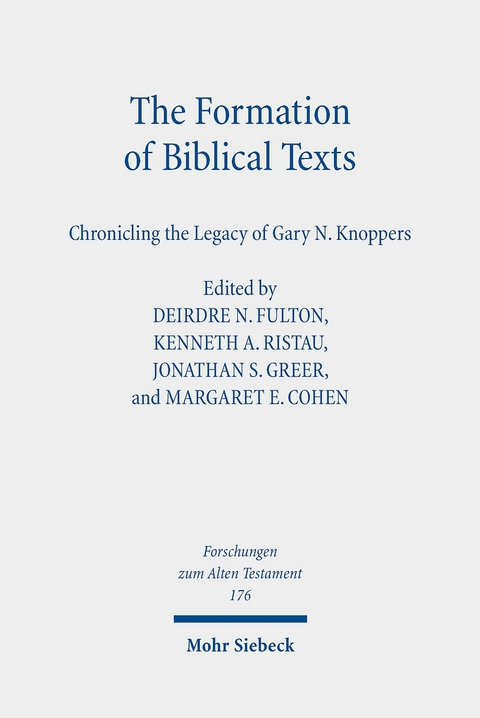 The Formation of Biblical Texts - 