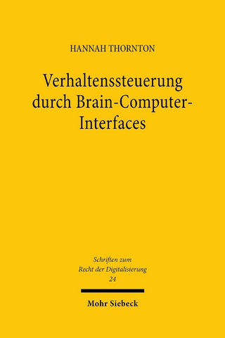 Verhaltenssteuerung durch Brain-Computer-Interfaces