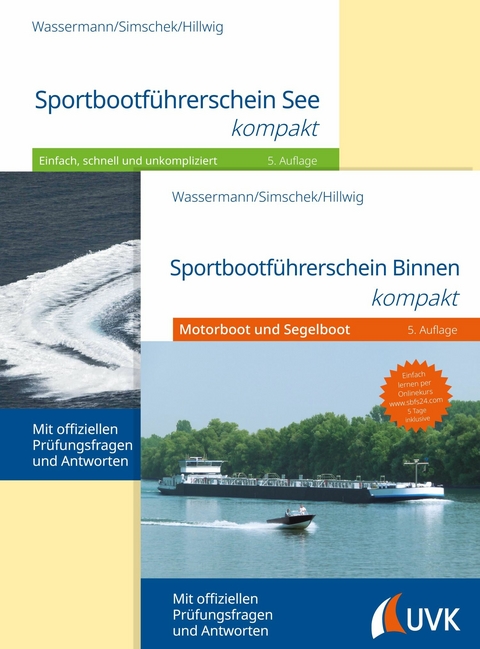 Sportbootf&uuml;hrerscheine Binnen und See - Matthias Wassermann, Roman Simschek, Daniel Hillwig